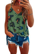Top a canotta stampato con scollo rotondo Kelsidress