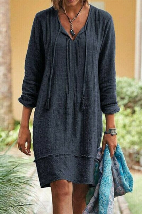 Kelsidress solide cravate épaule cordon taille barboteuse