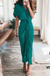 Abito Kelsidress a maniche corte con scollo a U solido