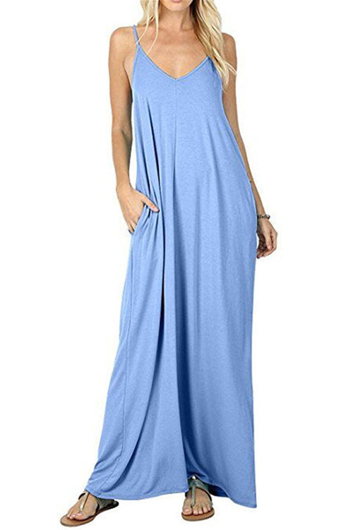 Kelsidress Swing-Kleid mit V-Ausschnitt und halben Ärmeln