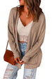 Kelsidress V Neck Long Sleeve Open Front Cardigans