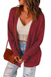 Kelsidress V Neck Long Sleeve Open Front Cardigans