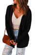 Kelsidress V Neck Long Sleeve Open Front Cardigans