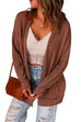 Kelsidress V Neck Long Sleeve Open Front Cardigans