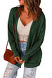 Kelsidress V Neck Long Sleeve Open Front Cardigans