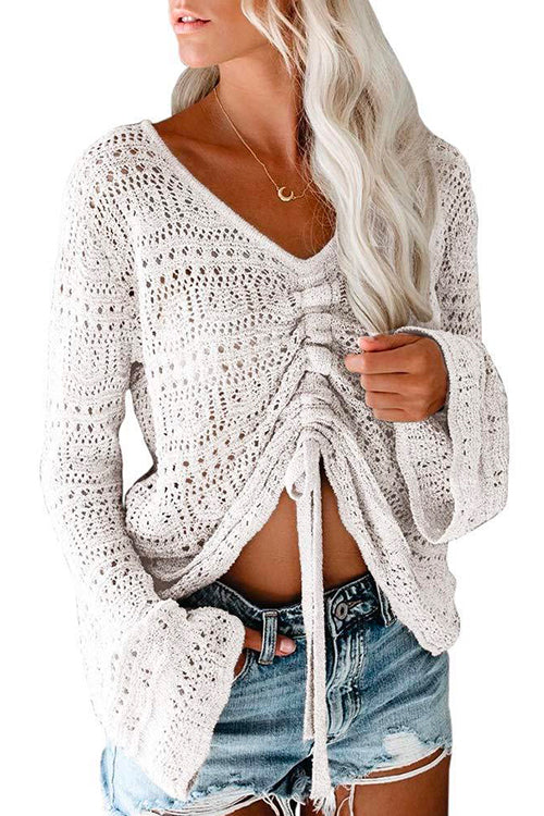 Kelsidress Solid Bell Bottom Irregular Hem Cami Jumpsuit