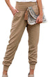 Kelsidress Pantaloni da jogging casual con lacci in vita strappati