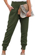 Kelsidress Pantaloni da jogging casual con lacci in vita strappati