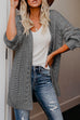 Kelsidress V Neck Button Down Hollow Out Sweater Cardigans