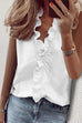 Camicetta senza maniche con scollo a V e volant Kelsidress