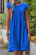 Abito Kelsidress a maniche corte con scollo a U solido