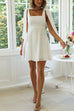 Kelsidress Mini abito senza maniche con scollo a barchetta e allacciatura alla spalla