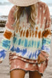 Kelsidress Casual Tie Dye Cozy Sweatshirt Dress