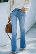 Kelsidress Distressed Bell-Bottom-Jeans mit Taschen