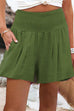 Kelsidress Shorts mit hoher Taille und weitem Bein und Rüschen