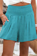 Kelsidress Shorts mit hoher Taille und weitem Bein und Rüschen