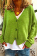 Kelsidress V Neck Button Down Sweater Cardigan