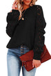 Kelsidress Crewneck Long Sleeve Hollow Out Sweater