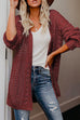 Kelsidress V Neck Button Down Hollow Out Sweater Cardigans