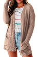 Kelsidress Open Front Sweater Cardigans with Pockets