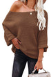 Kelsidress Autumn Feel Batwing Sleeve Knit Sweater