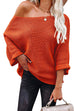 Kelsidress Autumn Feel Batwing Sleeve Knit Sweater