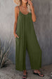 Kelsidress Scoop Neck Pockets Wide Leg Baggy Cami Jumpsuit