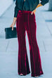 Kelsidress Chicest High Rise Bell Bottom Velvet Pants